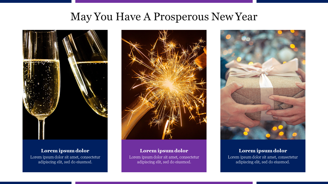 Innovative PowerPoint Presentation Happy New Year Slide 